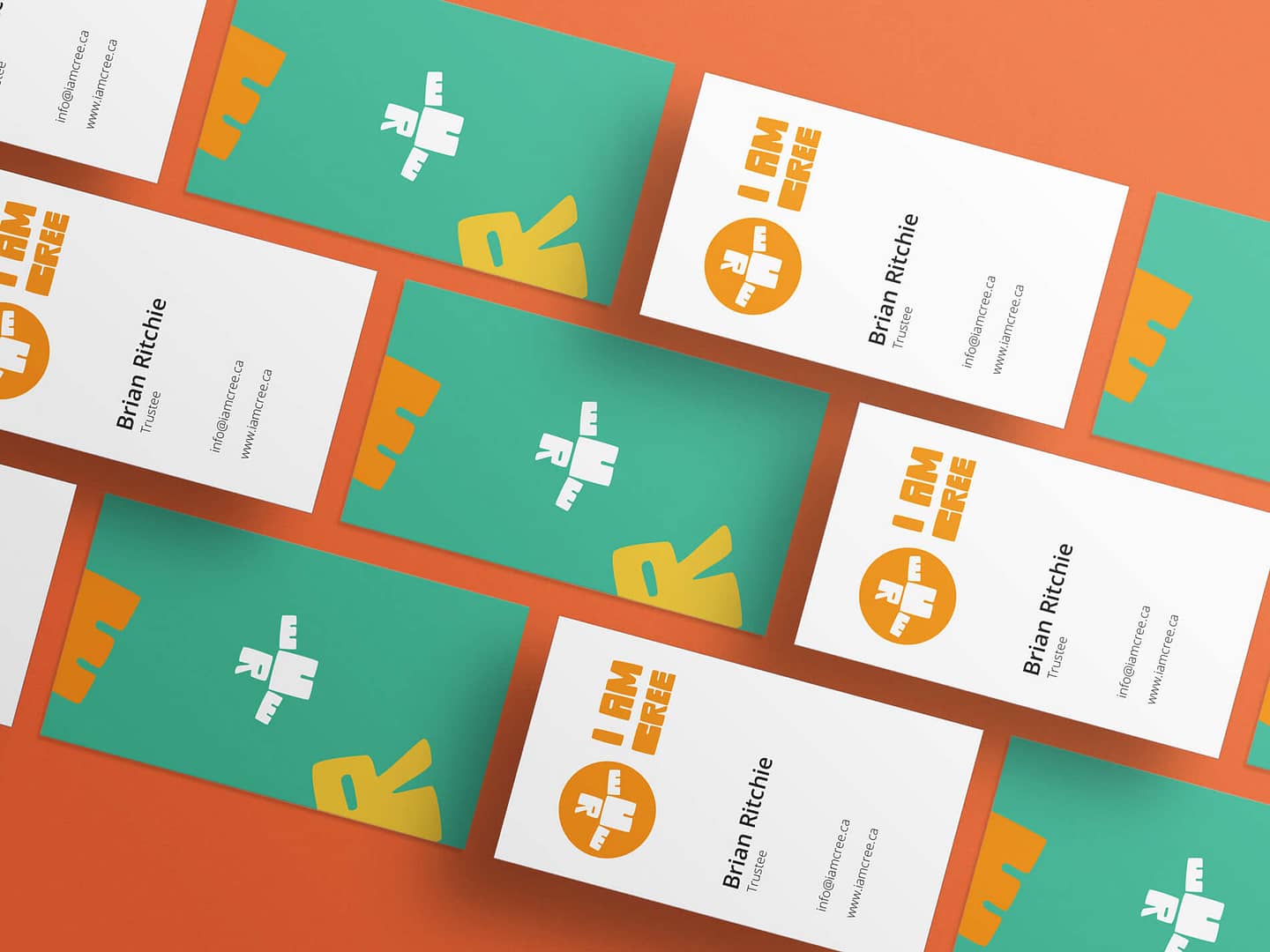 i am cree business card