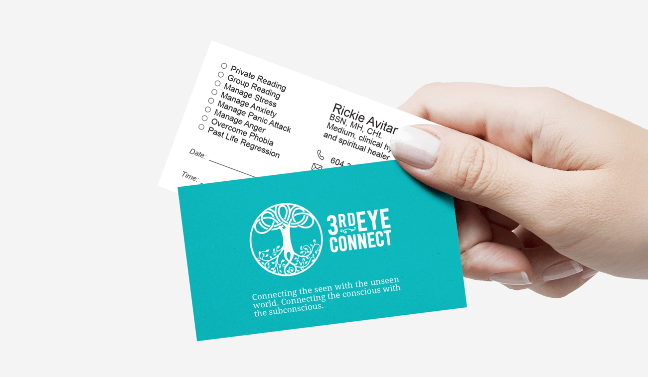 3rdeyeconnect business card design